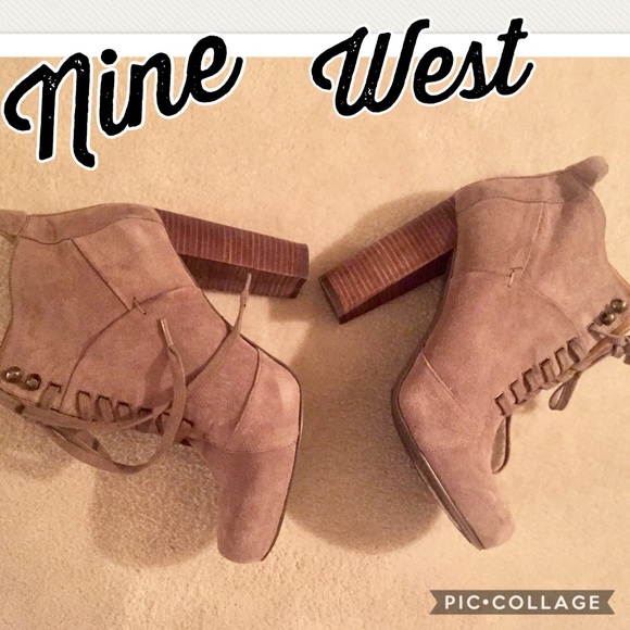 Nine West Shoes - Nine West Tan Ankle Boots